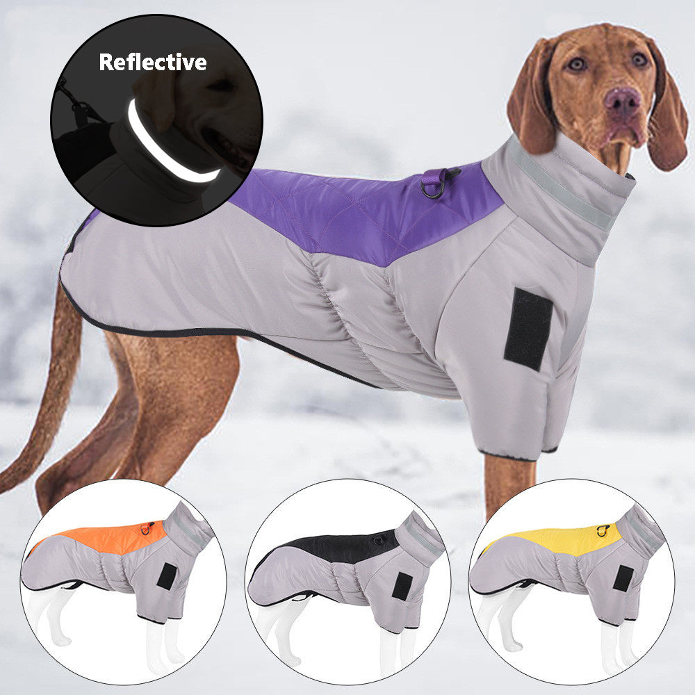 New Pet Dog Clothes  With Reflective Warmth