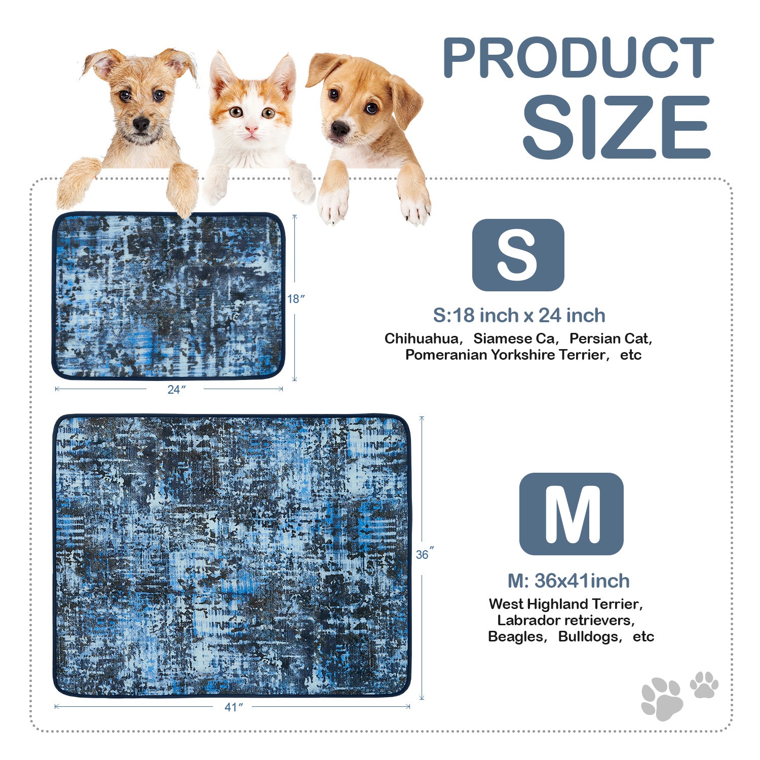 Qeils Washable Pee Pads For Dogs and cat