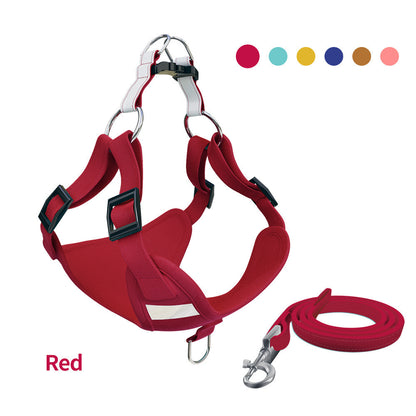 Pet Dog Harness Reflective
SAFETY LED DOG HARNESS
This comfortable &amp;amp; breathable padded dog harness with quick snap buckles which make it easy to put on and take off.
Available