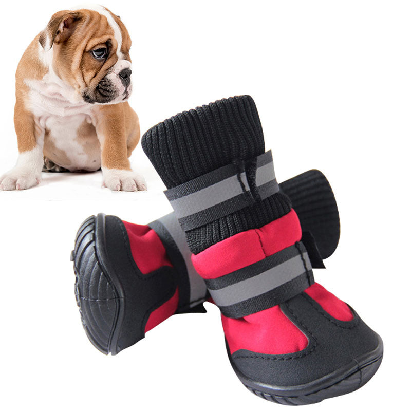 Winter Cotton Non-slip Boots For Dogs
Reflective waterproof shoes for dogs