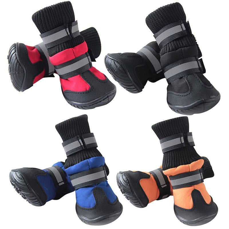 Winter Cotton Non-slip Boots For Dogs
Reflective waterproof shoes for dogs