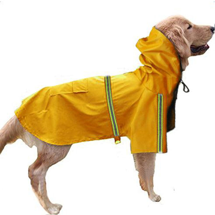 Spring and summer new dog raincoat waterproof cape