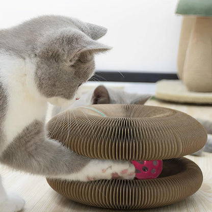 
Accordion Cat Toy Interactive Cat Toy Cat Scratcher with Bell Magnetic Cat Toy Durable Cat Toy Scratch-Resistant Cat Toy Corrugated Paper Cat Toy Fun Cat Toy Indoor Cat Exercise Toy Unique Cat Toy