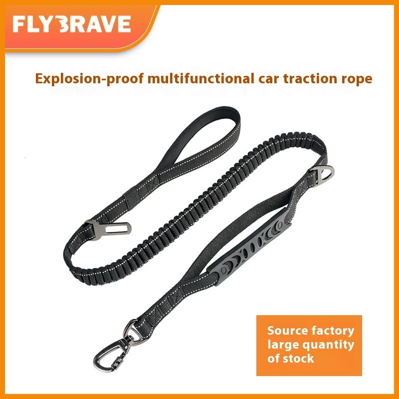 Pet Hand Holding Rope Buffer Retractable Reflective Traction Belt