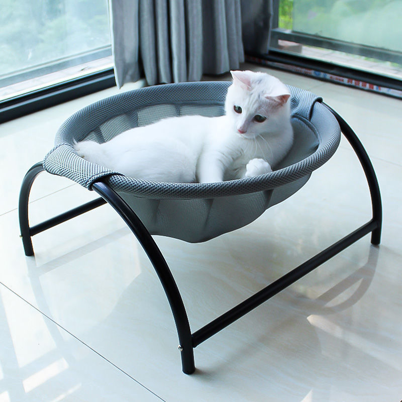 Cat Hammock Bed Elevated Pet Bed Moisture-Proof Cat Bed Pet Cot for Small Dogs Breathable Cat Bed Machine Washable Pet Bed Cat Bed for Indoor &amp; Outdoor Comfortable Pet Hammock Iron Frame Cat Bed Pet Bed for Cats and Small Dogs
anti-slip pet bed
burrow bed for cats
Cat bed
covered cat bed
cozy cat nest
fluffy cat bed
pet accessories
plush pet bed
soft cat bed
washable cat bed