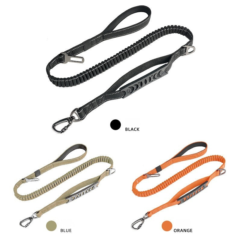 Pet Hand Holding Rope Buffer Retractable Reflective Traction Belt