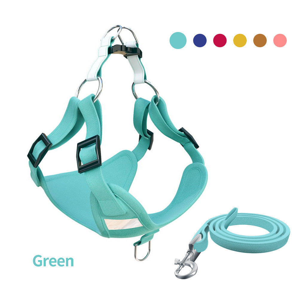 Pet Dog Harness Reflective
SAFETY LED DOG HARNESS
This comfortable &amp;amp; breathable padded dog harness with quick snap buckles which make it easy to put on and take off.
Available