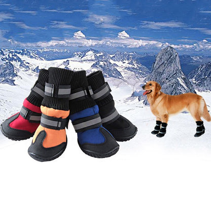 Winter Cotton Non-slip Boots For Dogs
Reflective waterproof shoes for dogs