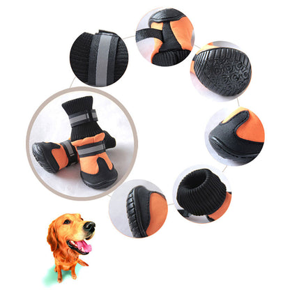 Winter Cotton Non-slip Boots For Dogs
Reflective waterproof shoes for dogs