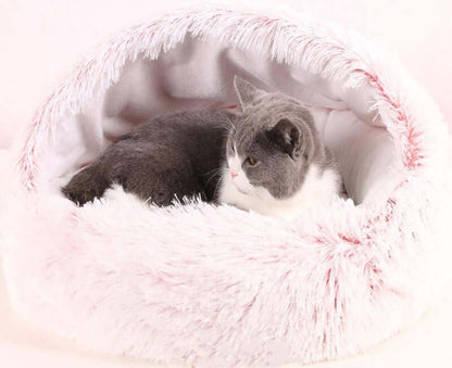 washable cat bed
soft cat bed
plush pet bed
fluffy cat bed
donut cat bed
cozy cat nest
covered cat bed
Cat bed
burrow bed for cats
anti-slip pet bed