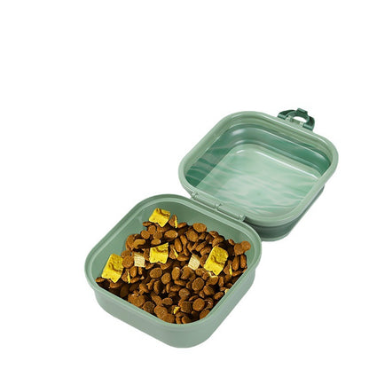 Portable Double-Layer Dog Water &amp; Food Bowl | Perfect for Outdoor Adventures | BPA-Free