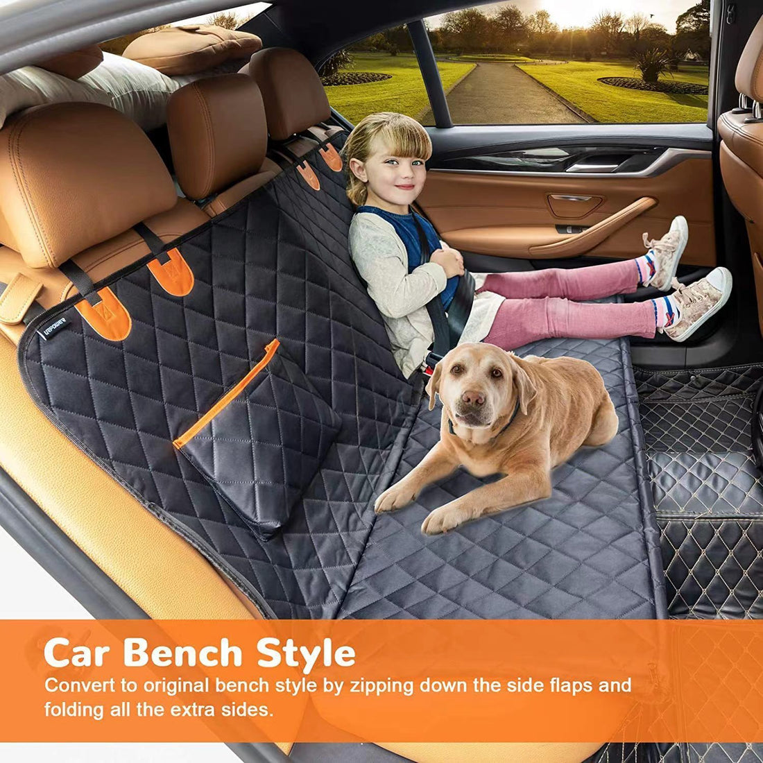 Pet Mat Car Rear Seat Cushion Water And Dirt Resistant Anti-bite