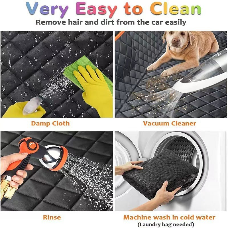 Pet Mat Car Rear Seat Cushion Water And Dirt Resistant Anti-bite